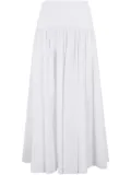 STAUD Procida maxi skirt - White