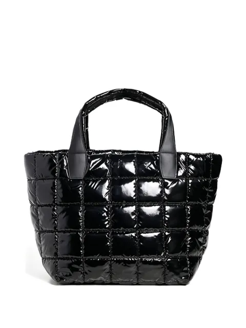 VeeCollective artificial-leather quilted tote bag