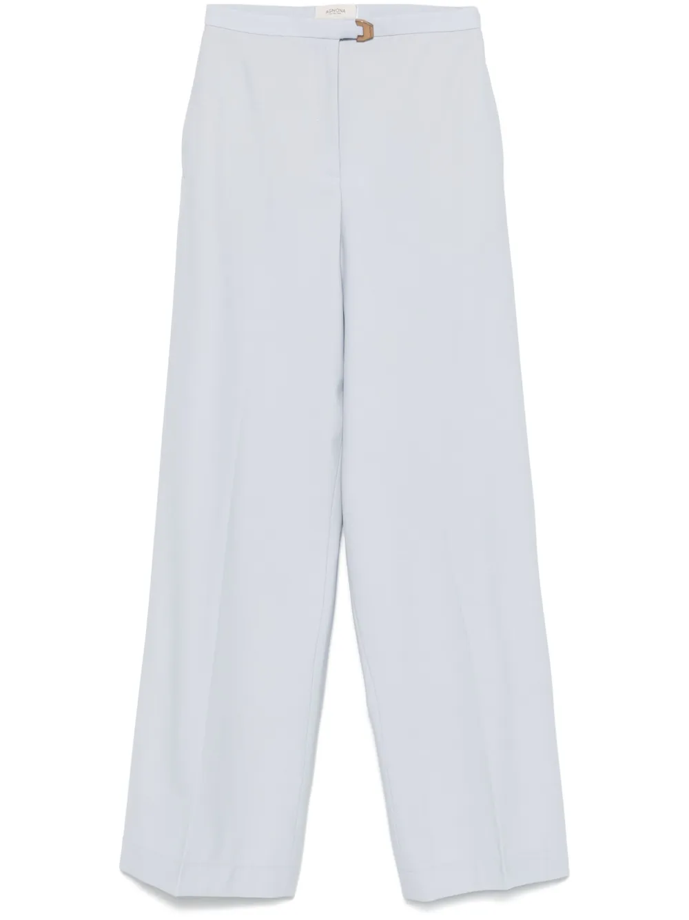 wide-leg tailored trousers