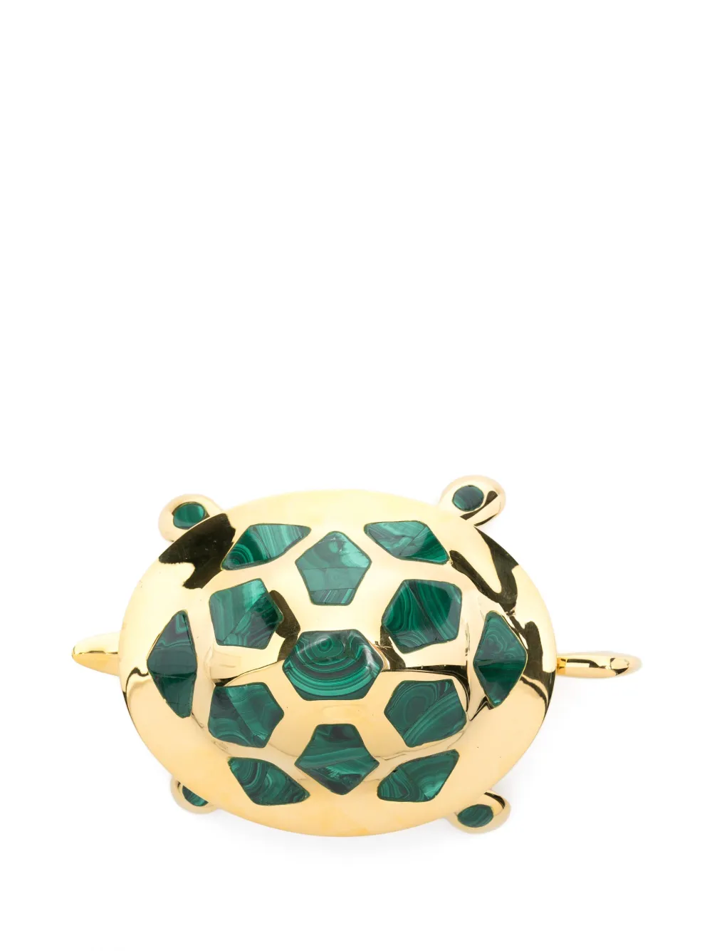 Jonathan Adler Turtle doos - POLISHED BRASS GOLD