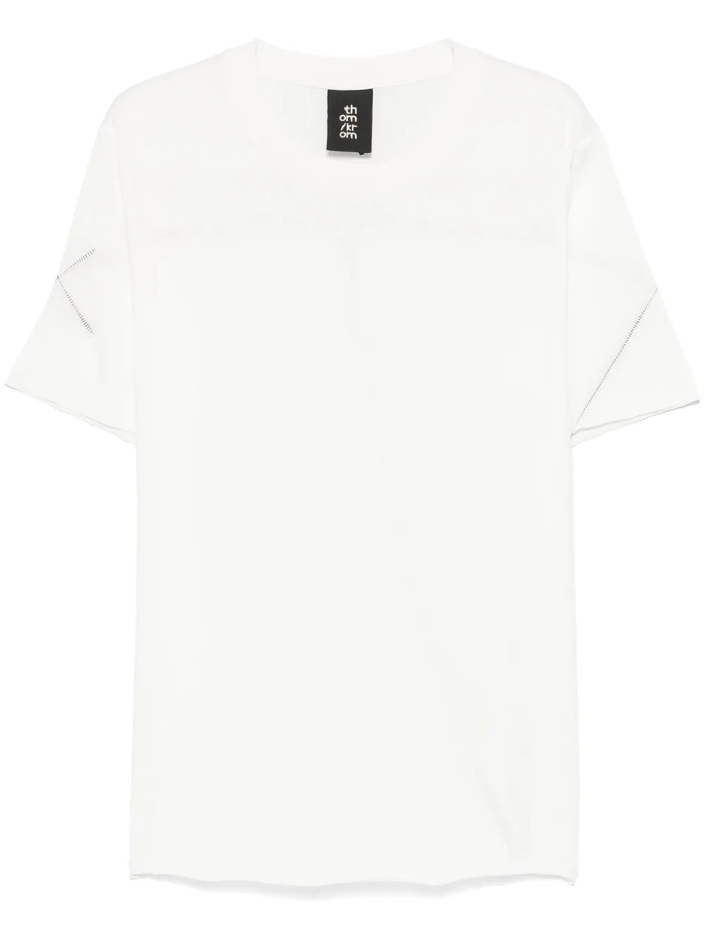 Thom Krom T-shirt met geborduurd logo Wit