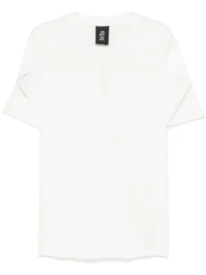 Tシャツ・カットソー THOM KROM Men T Shirts MTS842 WHITE Thom/krom - Double Layer T-Shirt | HBX - Globally Curated