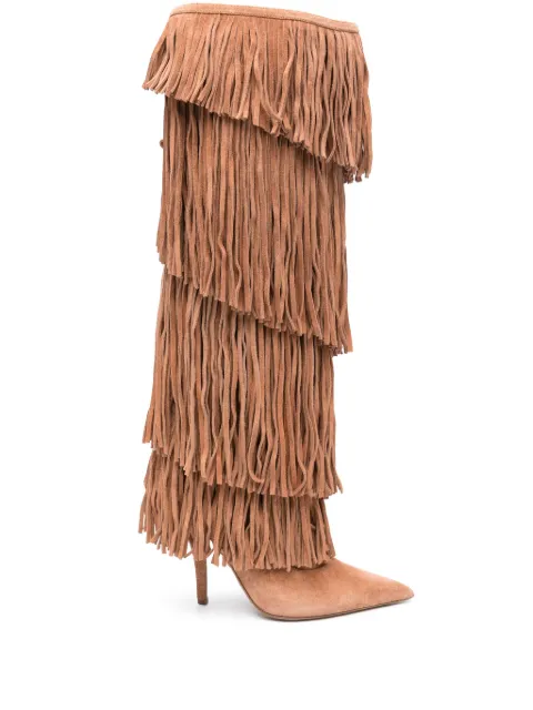 Paris Texas 105mm Jessie fringed boots