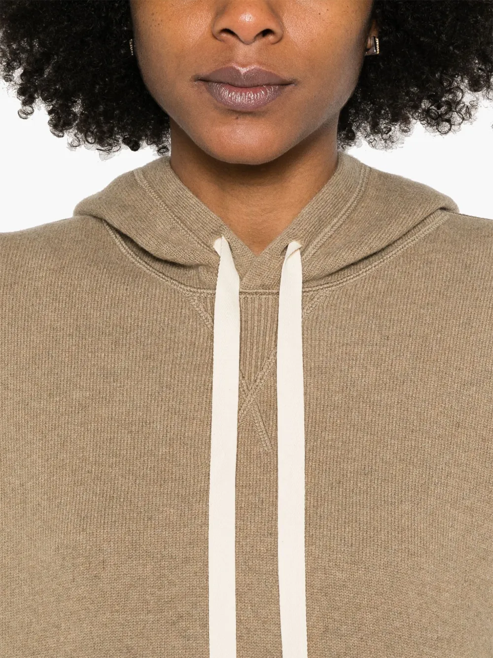 Jil Sander Kasjmier hoodie Bruin