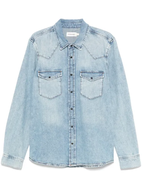 FRAME chemise en jean - Bleu - FRAME - Modalova