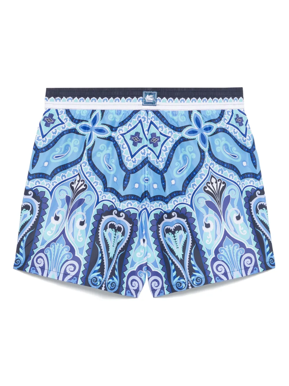 ETRO paisley-print swim shorts - Blauw