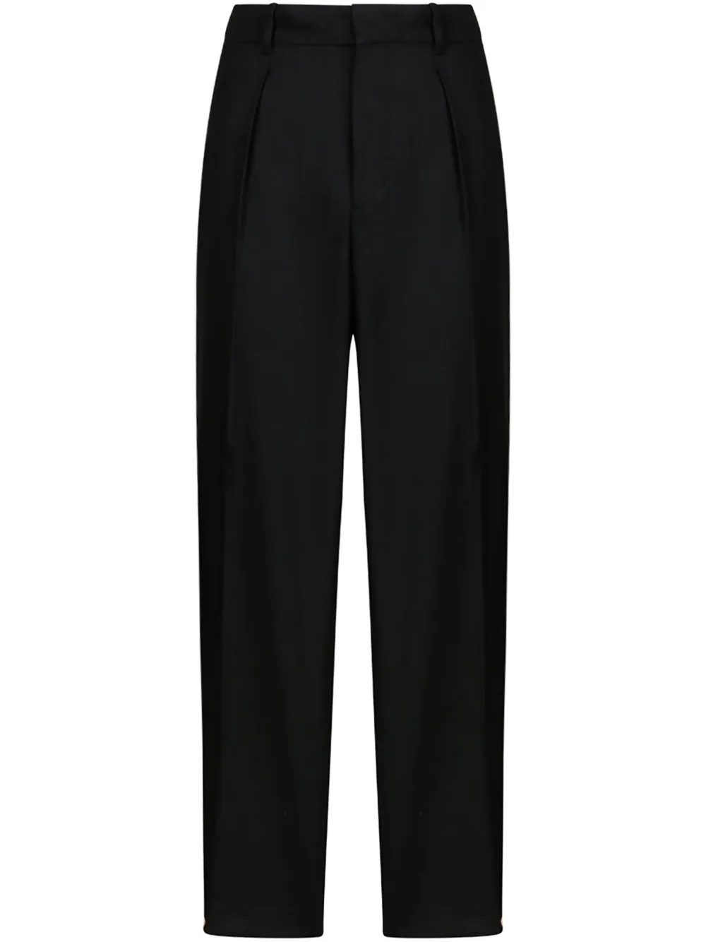Calvin Klein pleated straight trousers | Black | Image 1