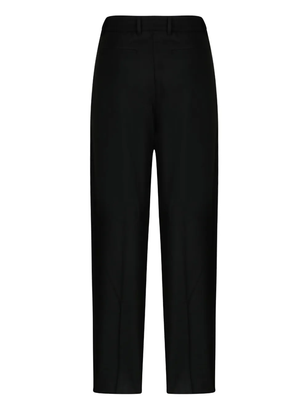 Calvin Klein pleated straight trousers - Zwart