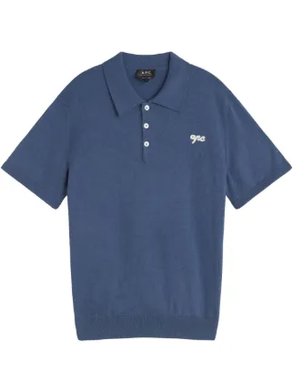 A.P.C Gregorio ポロシャツ A.P.C. Gregorio ポロシャツ | ブルー | FARFETCH JP