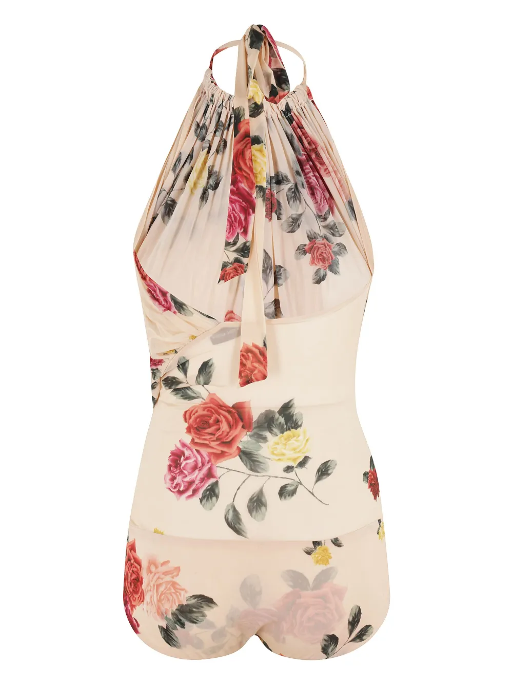 Magda Butrym Body met bloemenprint - Beige