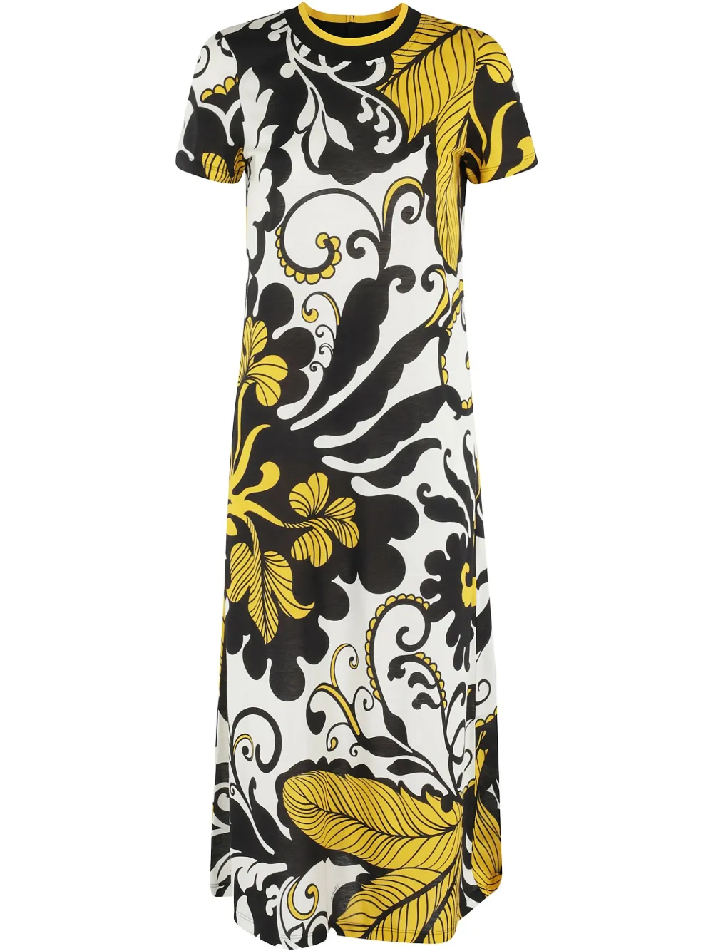La DoubleJ Sporty Swing maxi-jurk Wit