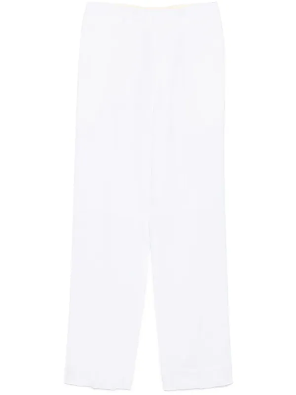 Moschino Linen Trousers in White