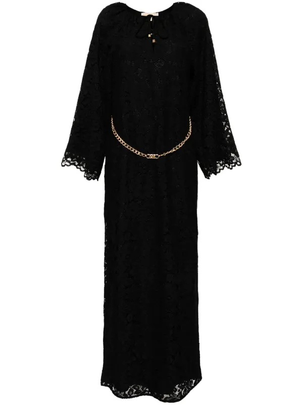 Michael Kors floral-lace bell-sleeves Kaftan | Black | FARFETCH KW Michael Kors floral-lace bell-sleeves Kaftan | Black | FARFETCH KW