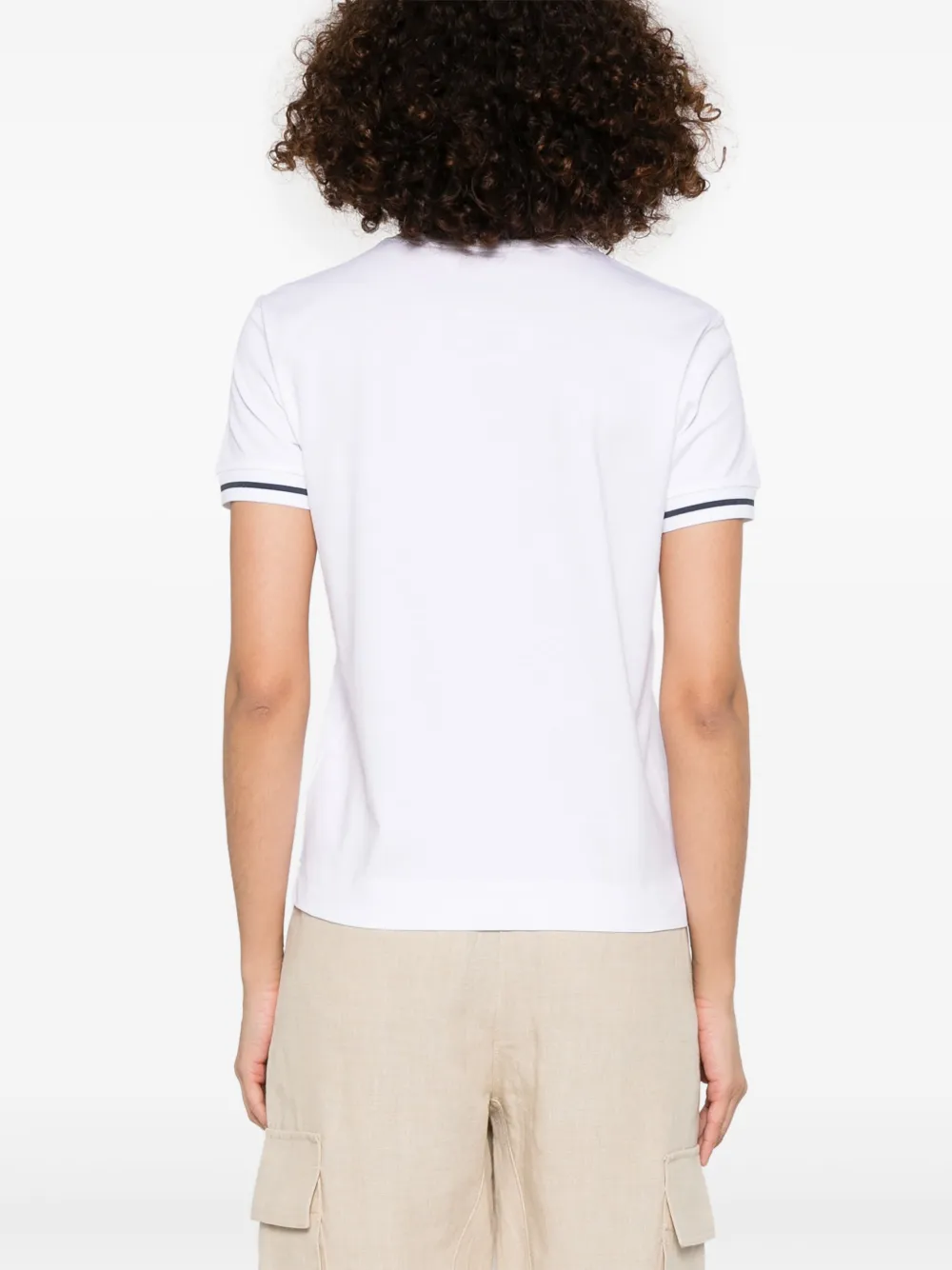 Brunello Cucinelli T-shirt met logoprint Wit