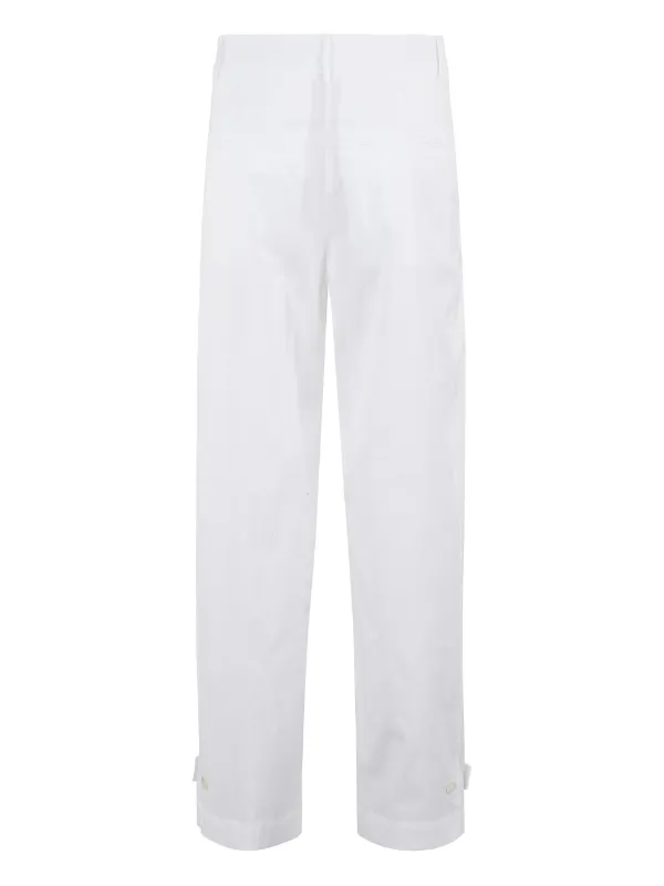 パンツ SEMI COUTURE Women Straight Pants Y5SO13A230 White Semicouture straight-leg Trousers | White | FARFETCH