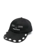 Undercover stud-embellished cap - Black