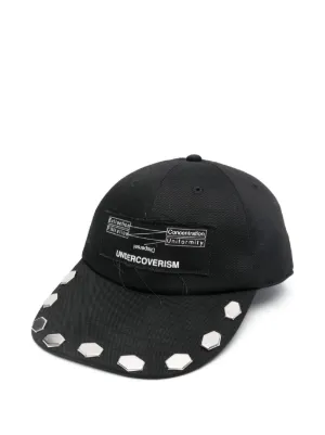 Undercover stud-embellished Cap | Black | FARFETCH