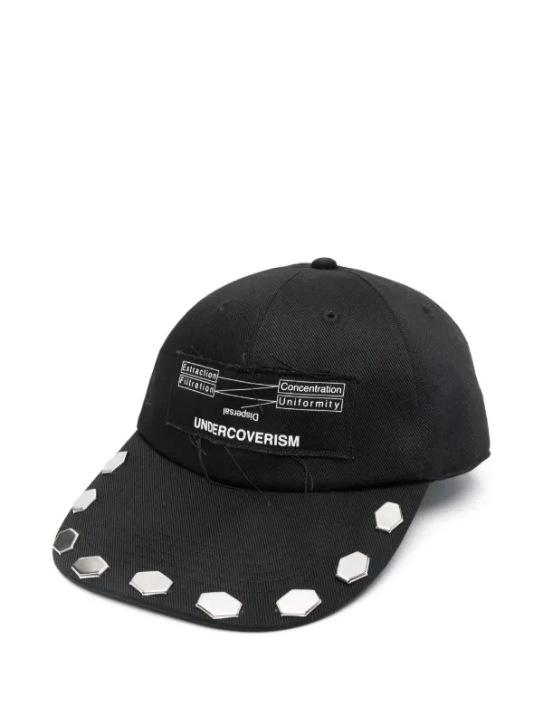 UNDERCOVER スタッズキャップ Undercover スタッズトリム キャップ | ブラック | FARFETCH JP