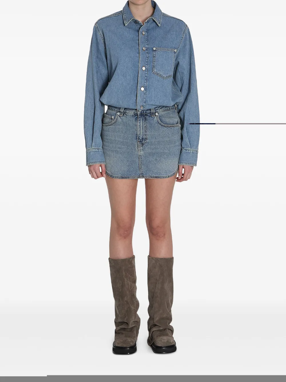 Haikure Tamu jurk Blauw