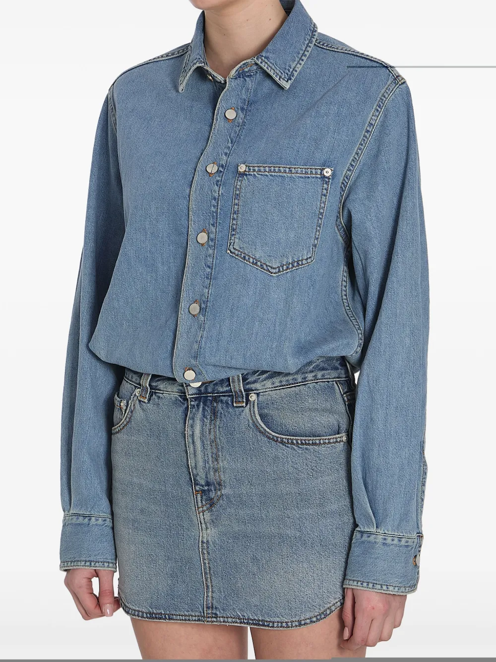 Haikure Tamu jurk Blauw