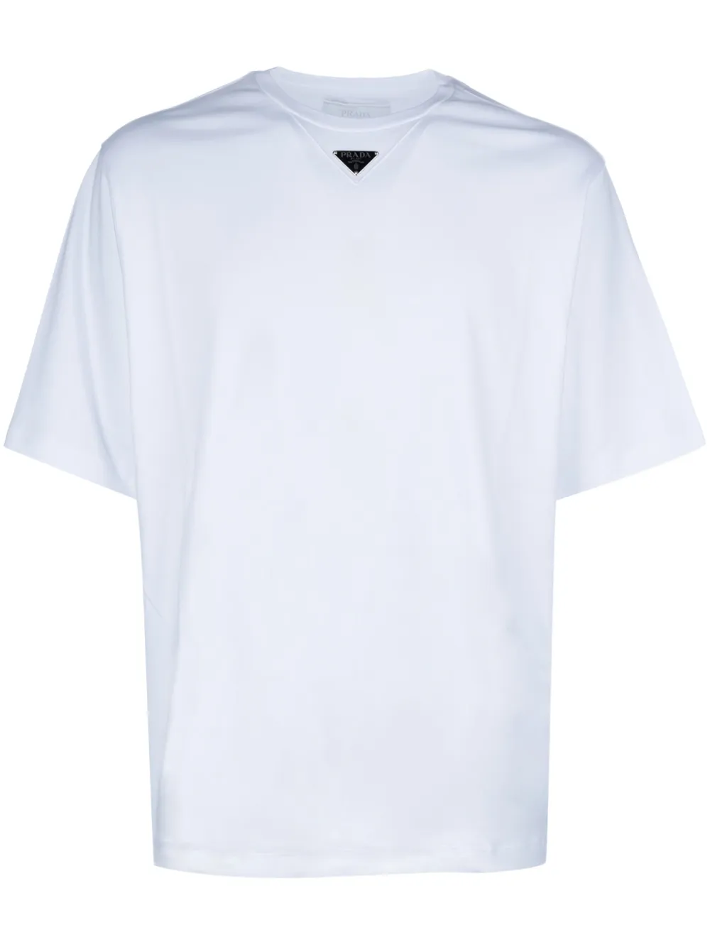 Prada T-shirt met logo Wit