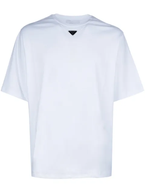 Prada triangle-logo T-shirt 