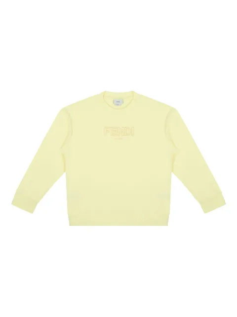 Fendi Kids logo-embroidered sweatshirt