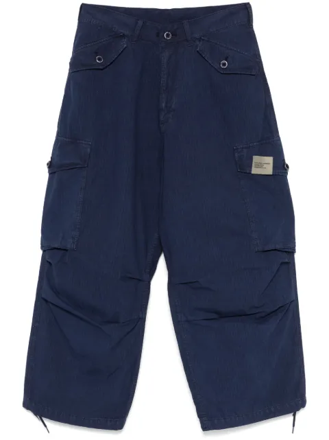 Neighborhood pantalones cargo con diseño ancho