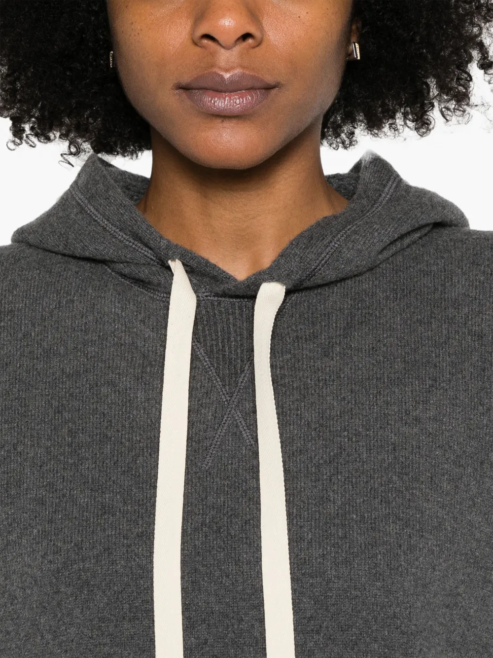Jil Sander Kasjmier hoodie Grijs
