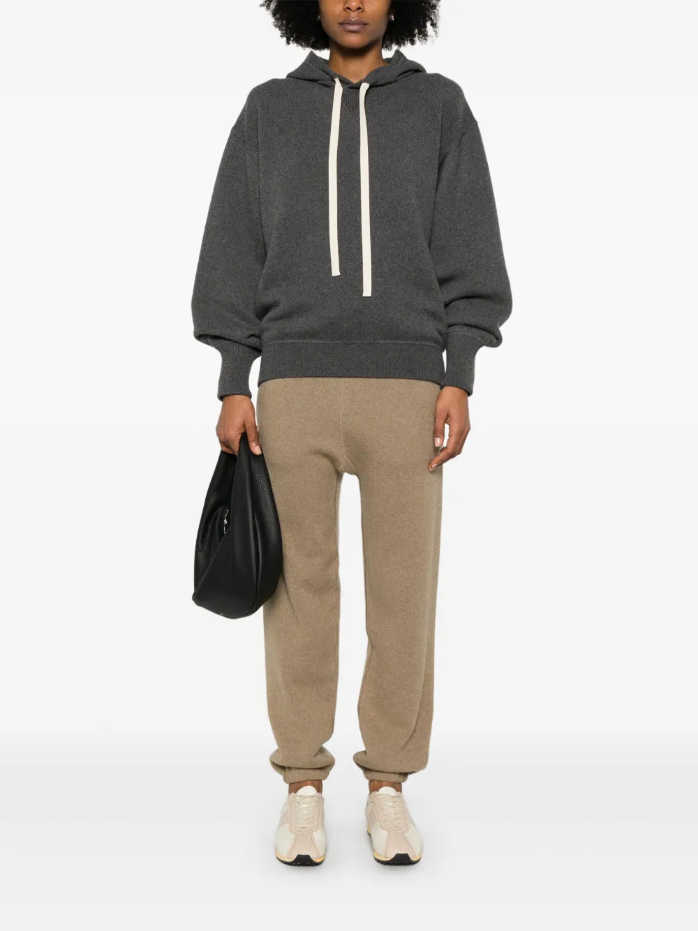 Jil Sander Kasjmier hoodie Grijs