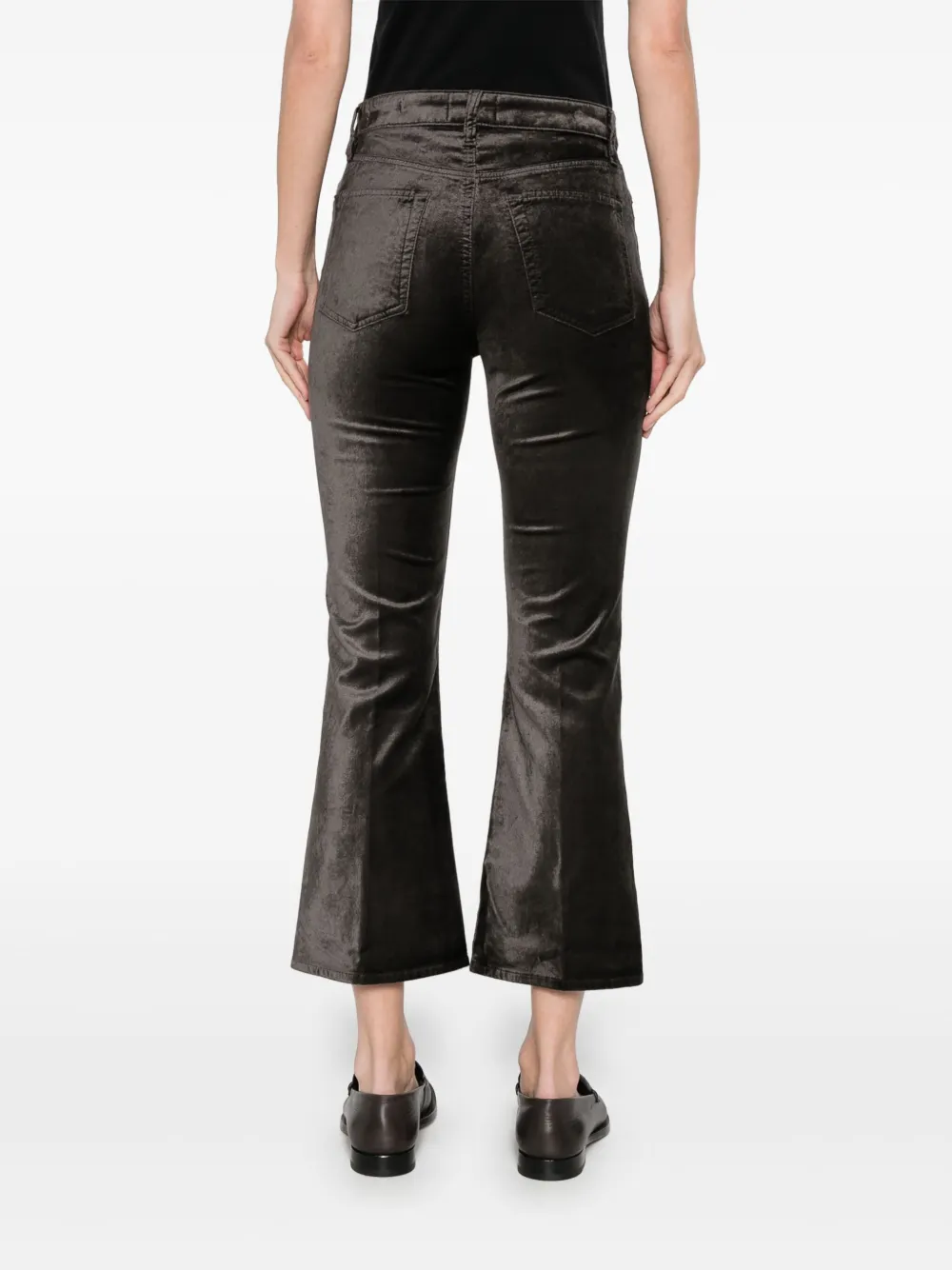 FRAME Le Crop broek Groen