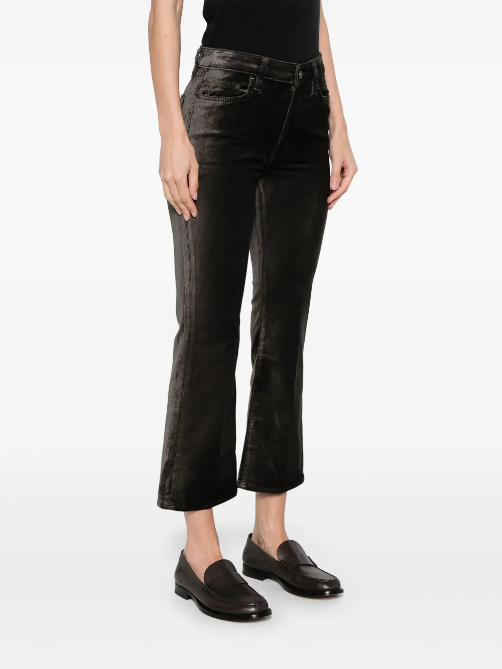 FRAME Le Crop broek Groen