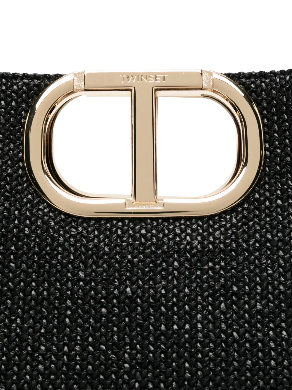 TWINSET Lila grote shopper Zwart