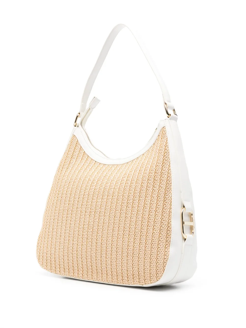 TWINSET Schoudertas met logopatch Beige