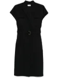 Agnona belted dress - Black