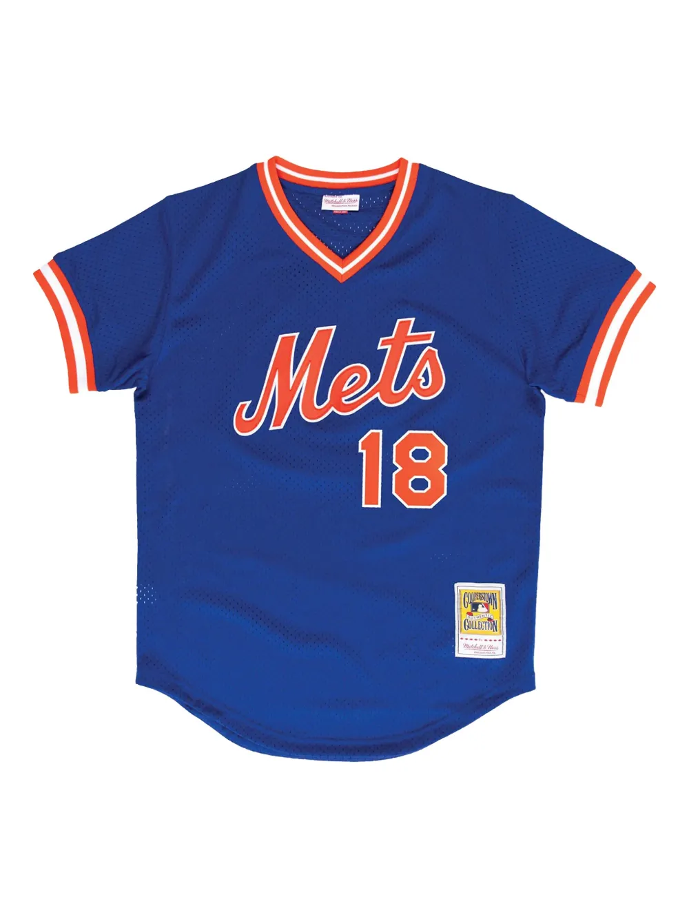 Mitchell & Ness NY Mets 1986 Darryl Strawberry jersey Blauw