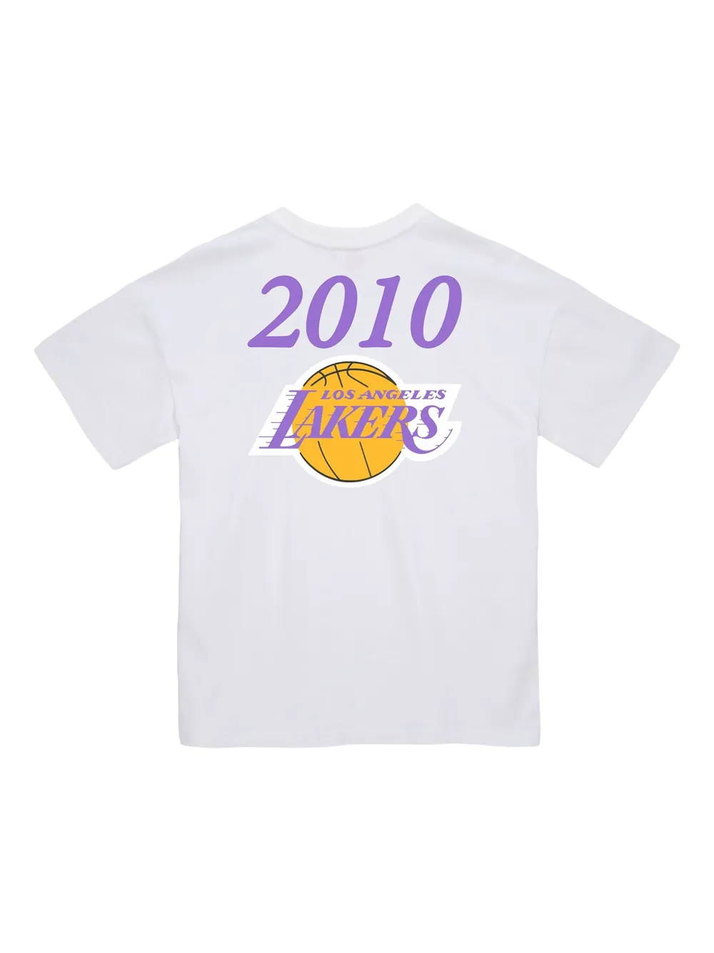 Mitchell & Ness Los Angeles Lakers 2010 "Finals" T-shirt Wit