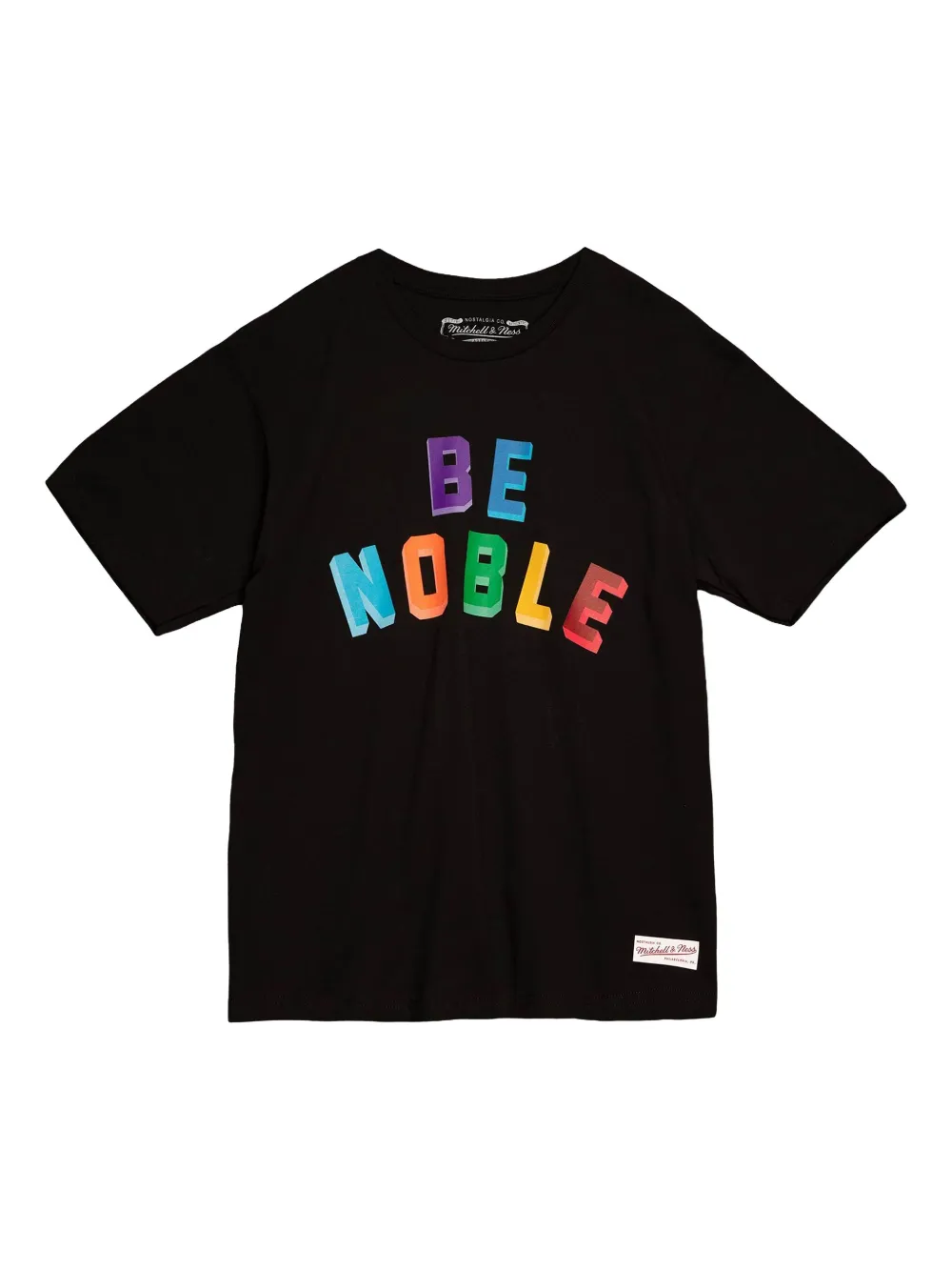 Mitchell & Ness Be Noble T-shirt Zwart