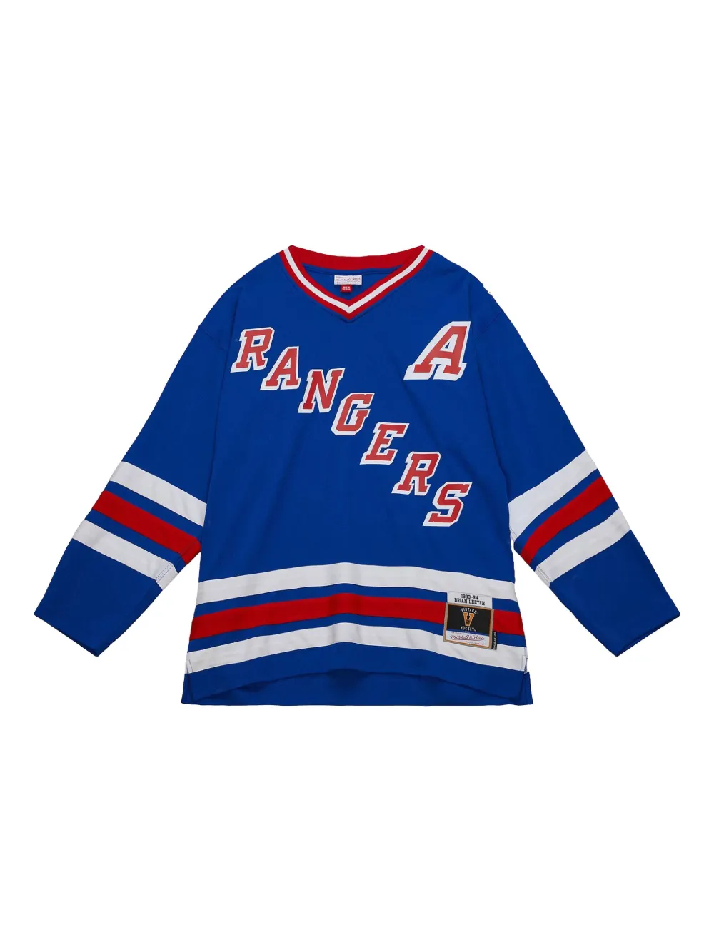 Mitchell & Ness x New York Rangers Brian Leetch 1993 T-shirt - ブルー Mitchell & Ness x New York Rangers Brian Leetch 1993 T-shirt - ブルー