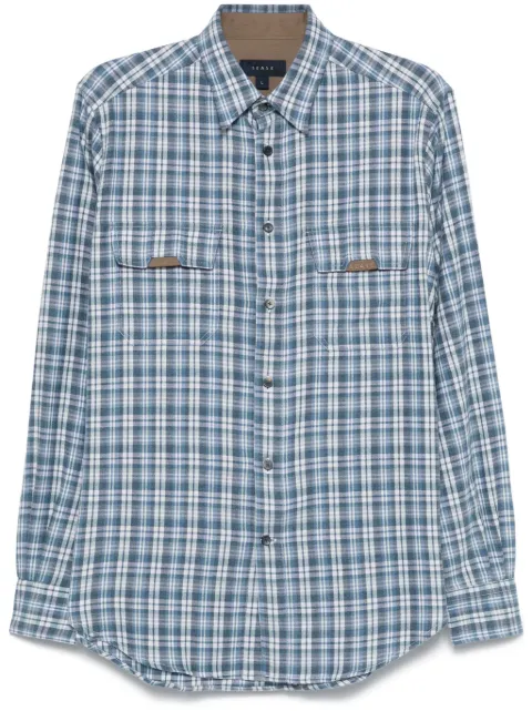 Sease camisa con cuadros estampados