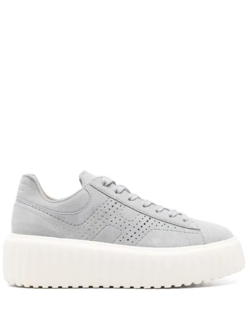 Baskets H-Stripes en daim - Hogan - Modalova