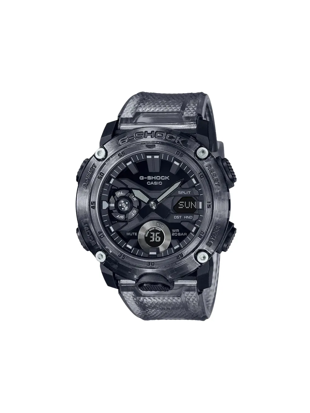 G-Shock メタルレジン 45mm - ブラック G-Shock メタルレジン 45mm - ブラック