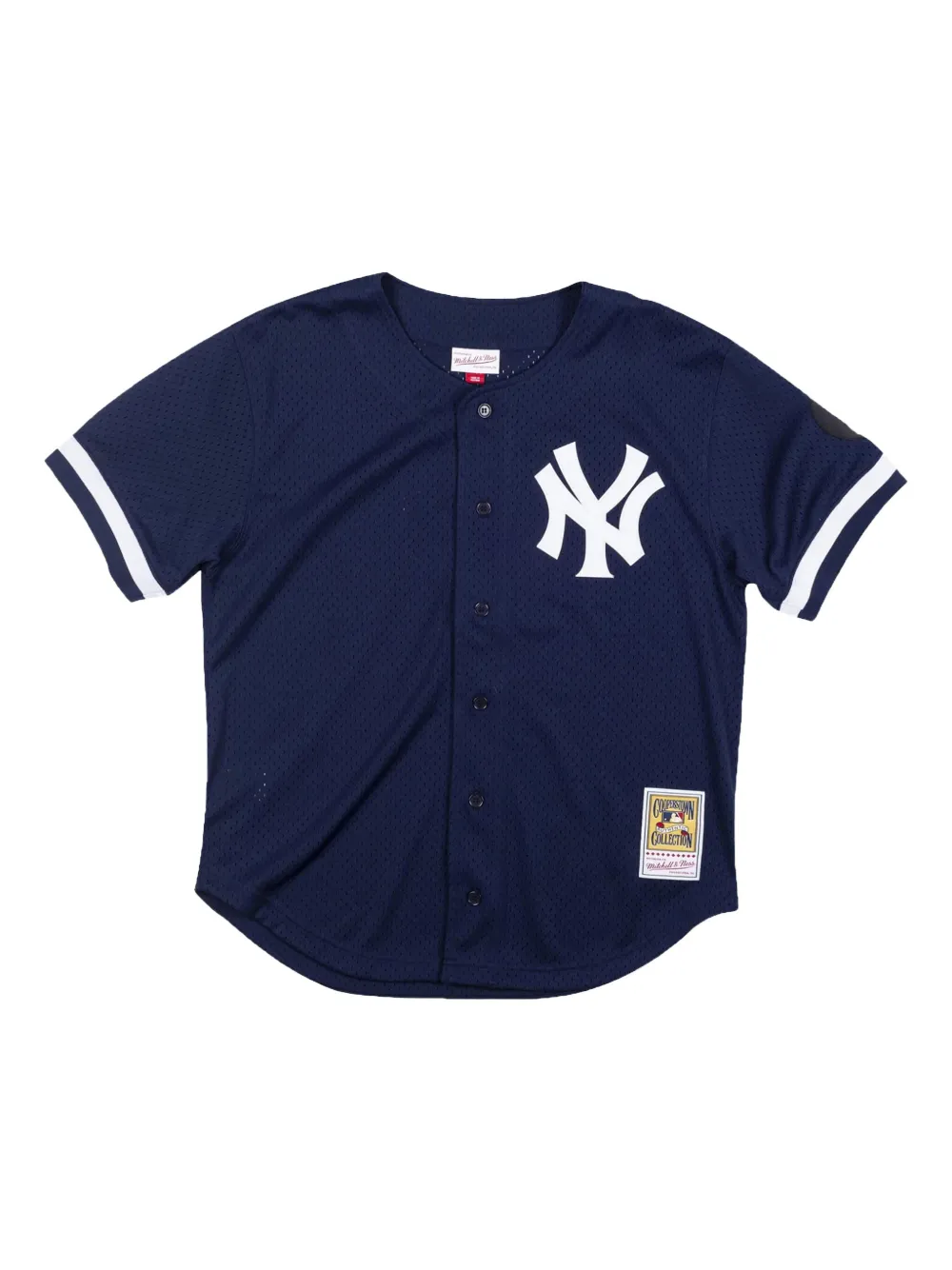 Mitchell & Ness NY Yankees 1999 Yogi Berra ジャージ - ブルー Mitchell & Ness NY Yankees 1999 Yogi Berra ジャージ - ブルー