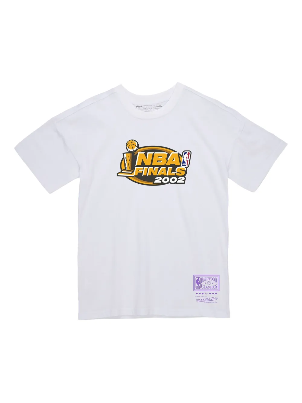 Mitchell & Ness Los Angeles Lakers 2002 "Finals" T-shirt Wit