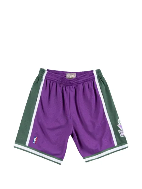 Mitchell & Ness NBA Swingman Milwaukee Bucks Road 0001 "Purple" shorts