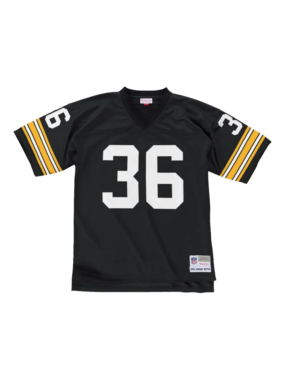 Mitchell & Ness Pittsburgh Steelers 1996 Jerome Bettis ジャージ - ブラック Mitchell & Ness Pittsburgh Steelers 1996 Jerome Bettis ジャージ - ブラック