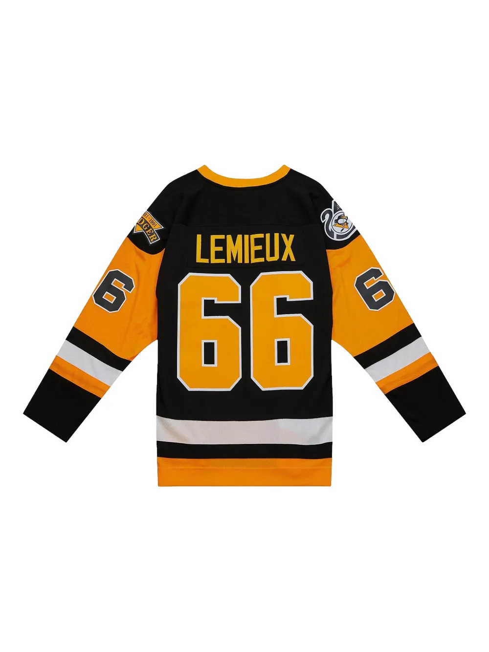 Mitchell & Ness x Pittsburgh Penguins 1991 Mario Lemieux T-shirt Zwart