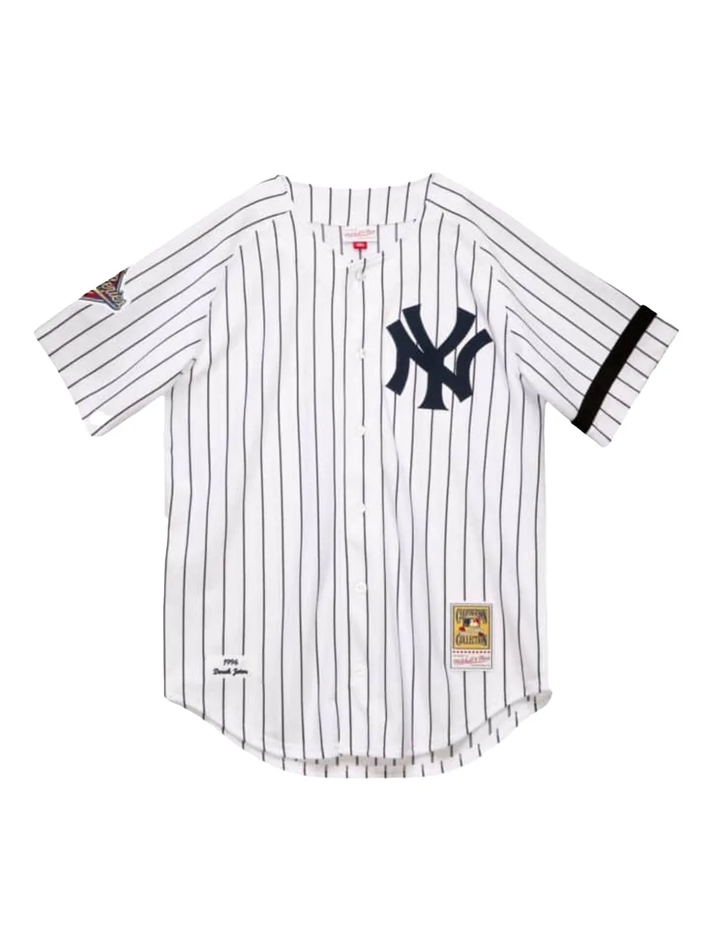 Mitchell & Ness x NY Yankees 1996 WS Derek Jeter overhemd Wit