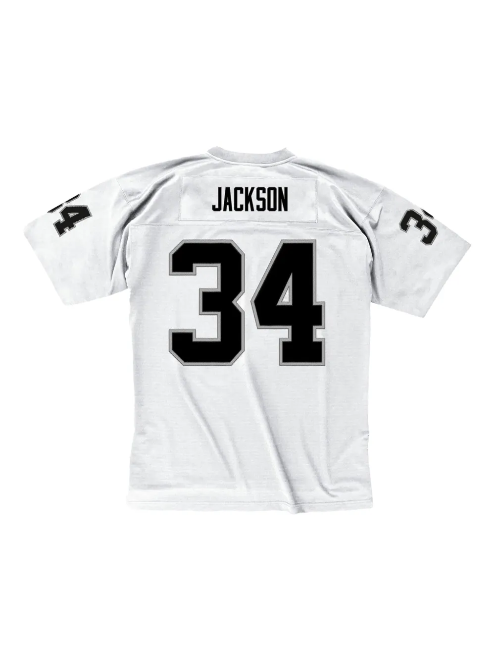 Mitchell & Ness x Los Angeles Raiders Legacy 1988 Bo Jackson T-shirt Wit