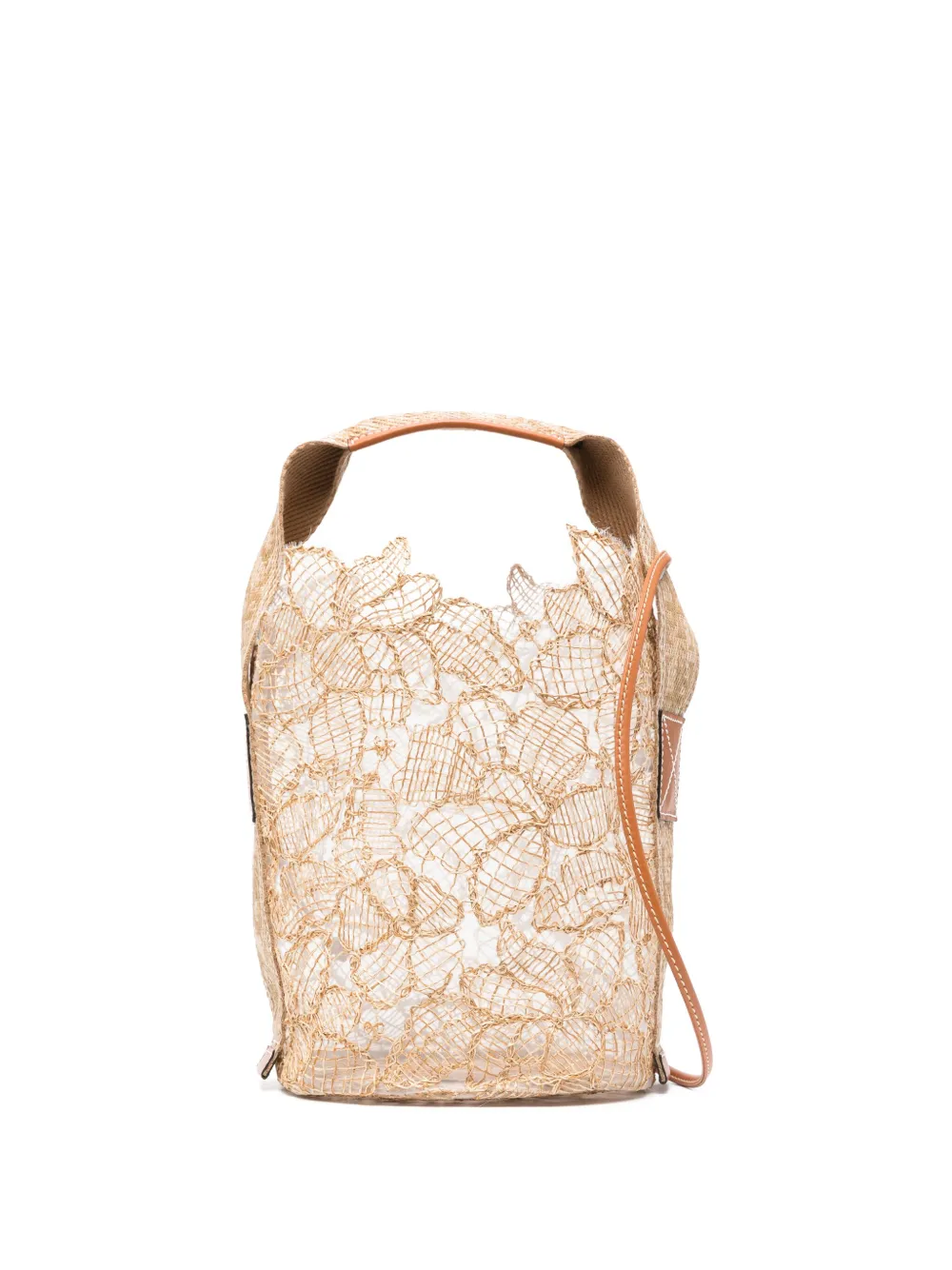 Ermanno Scervino raffia bucket bag | Neutrals | Image 1